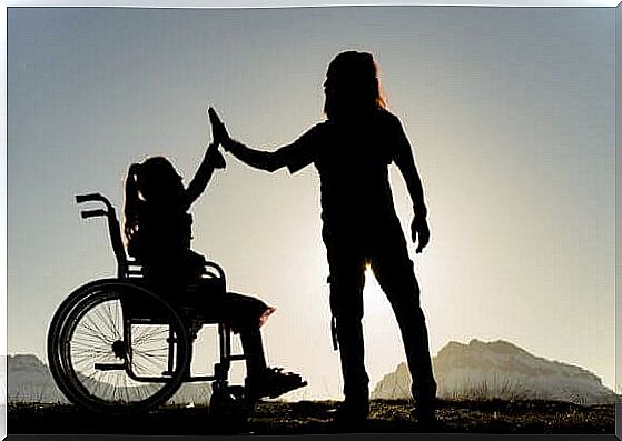 Everyday life with a disabled sibling with her joys and challenges