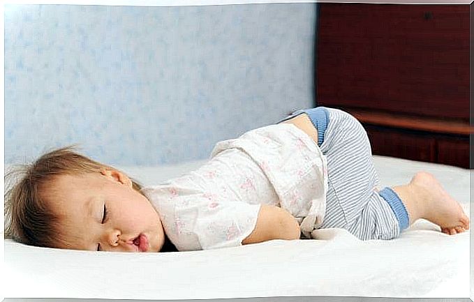 The child can be moved to sleep in their own bed even when the cot is already too small for him