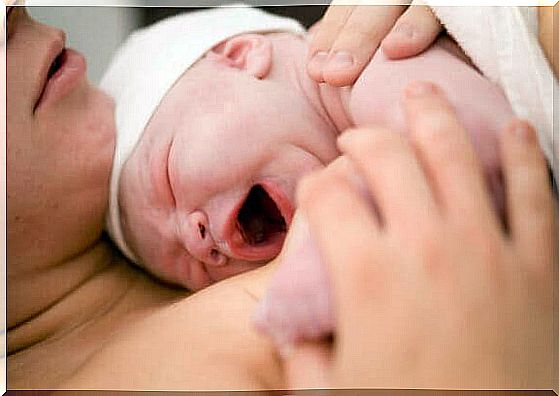 How does the baby feel during childbirth?