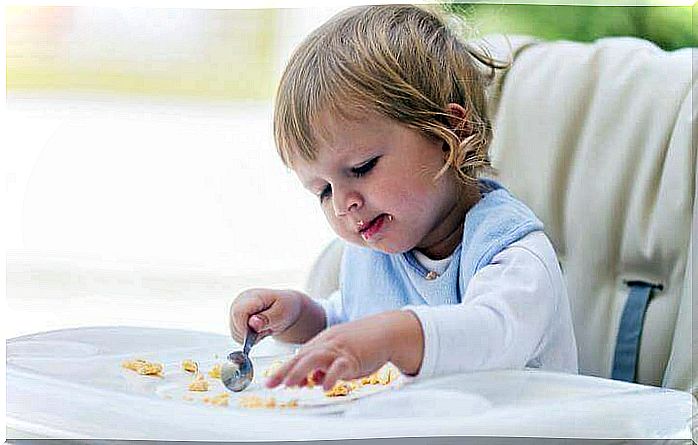 Is there any reason to worry if the child starts eating less than normal?