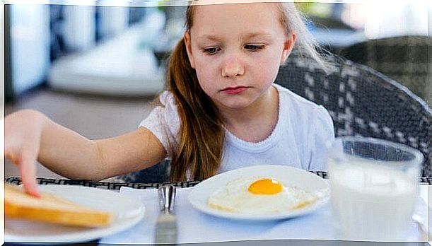 Is there any reason to worry if the child starts eating less than normal?