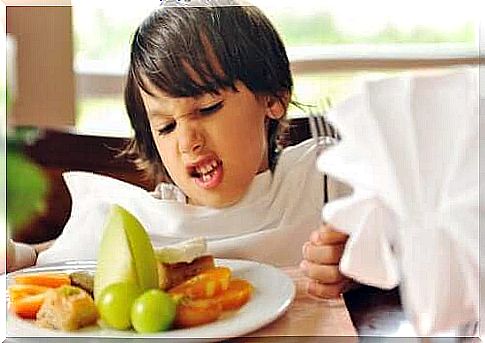 Selective eating of a child