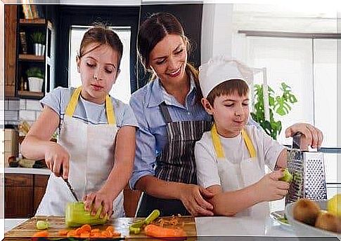 The benefits of cooking with a child