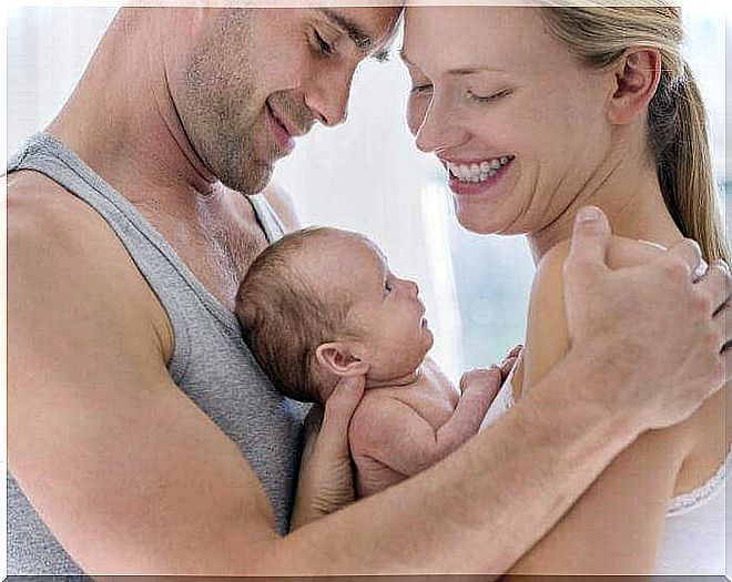 Why does a baby fall into a parent’s arms?